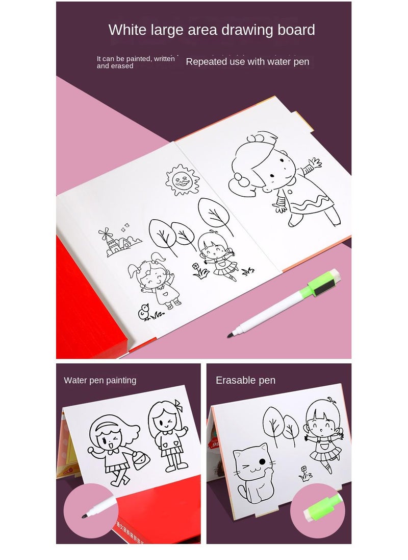 Y&D Cartoon Wooden Magnetic Double-Sided Sketchpad Educational Enlightenment Early Education Puzzle Toy  - Image 3