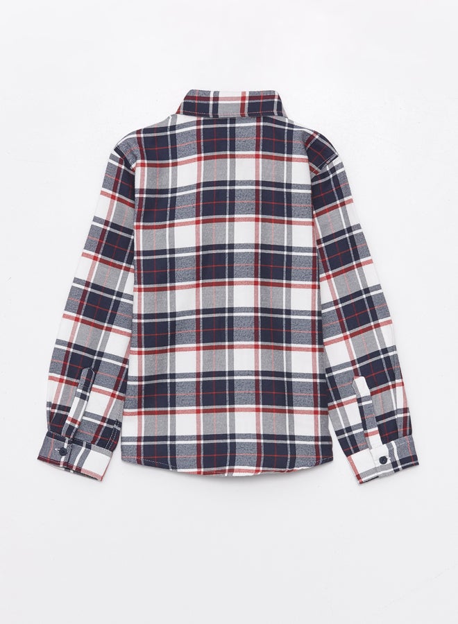 LC WAIKIKI Plaid Gabardine Boy'S Shirt  - Image 2