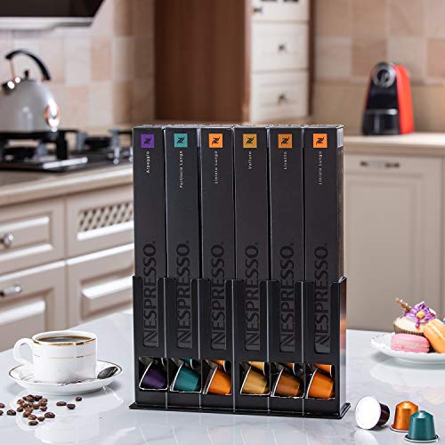 FlagShip Coffee Capsules Holder Stand for Nespresso Storage Original Capsules Holder, Coffee Pods Rack for Nespresso Originalline 60 Pods - Image 2