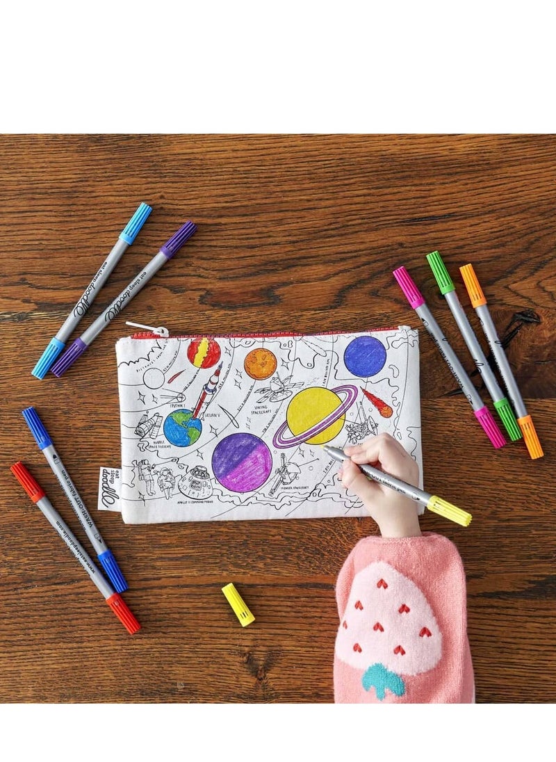 eatsleepdoodle Coloring Pencil Case, Space Explorer  - Image 4