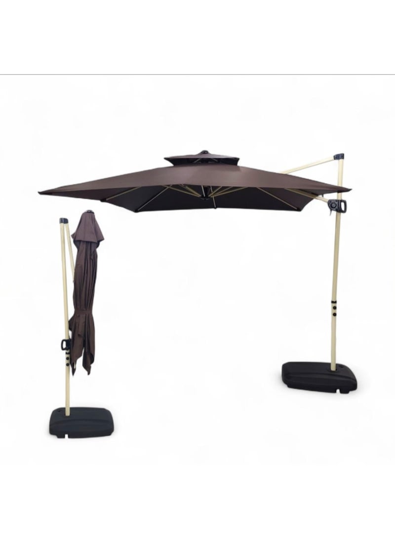 Concent Fabric umbrella on metal with a plastic base - Image 2
