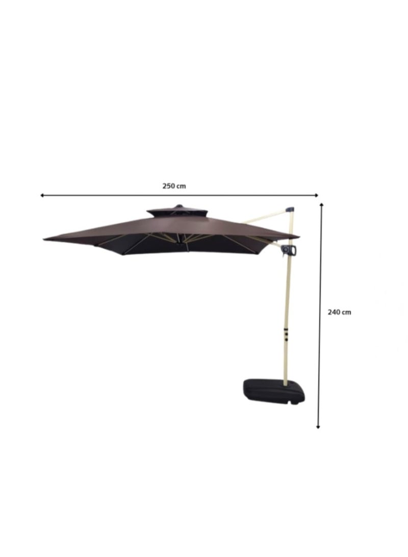 Concent Fabric umbrella on metal with a plastic base - Image 3