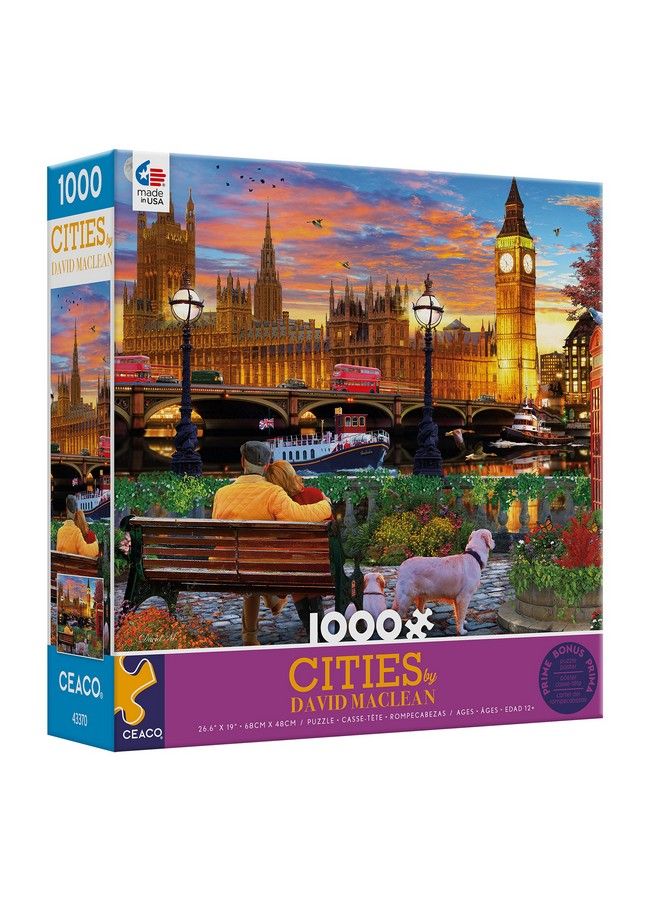 Ceaco David Maclean Cities On The Thames In London 1000 Piece Jigsaw Puzzle - Image 4