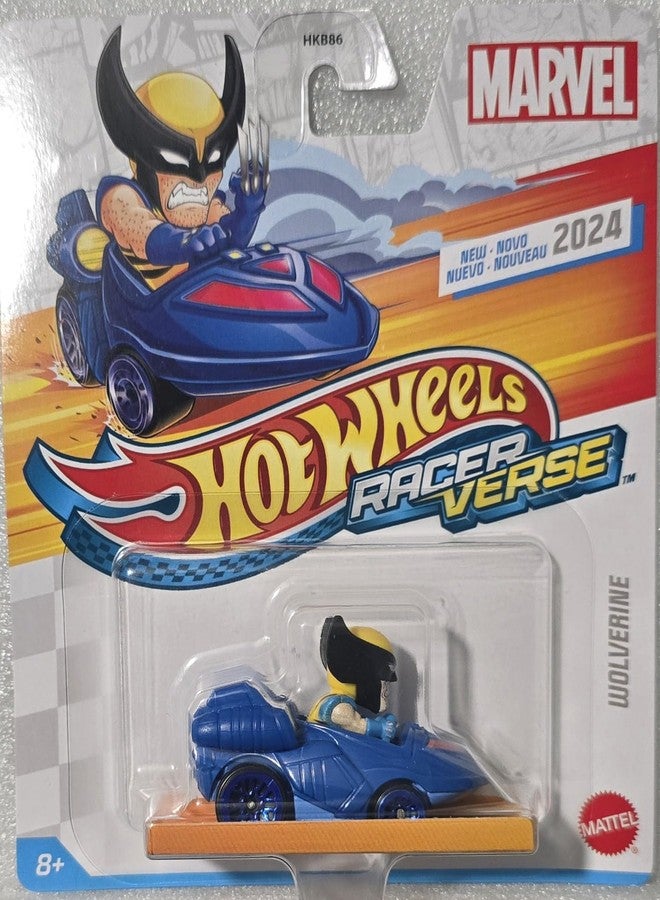 Hot Wheels Racer Verse Toy Vehicle 1:64 Scale Marvel Wolverine