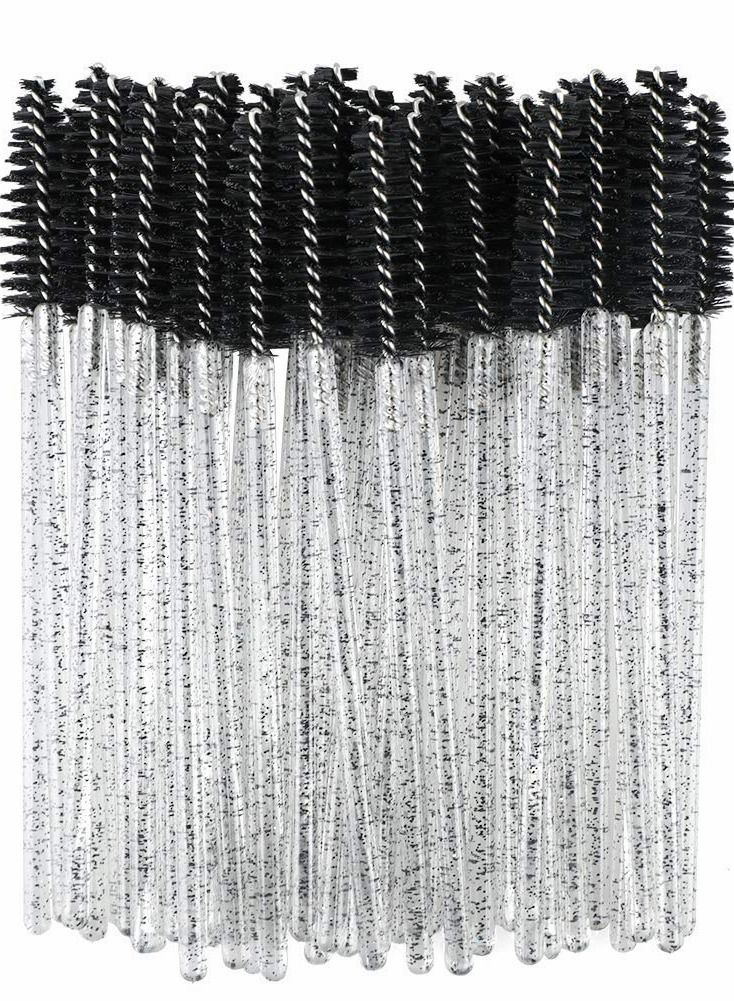 KASTWAVE Crystal Eyelash Mascara Brushes Wands Applicator Makeup Kits 100PCS - Image 5