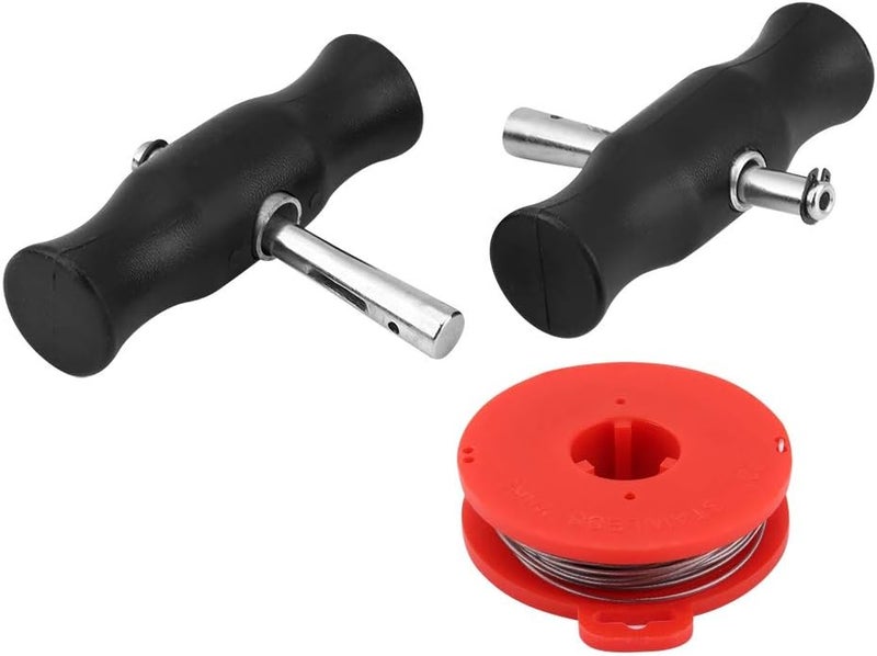 klarako Windshield Removal Tool Kit Universal Car Windscreen Cut-Out Window Glass Cutting Wire with 2 Handles Wind-Shield Remover Tool Set - Image 1