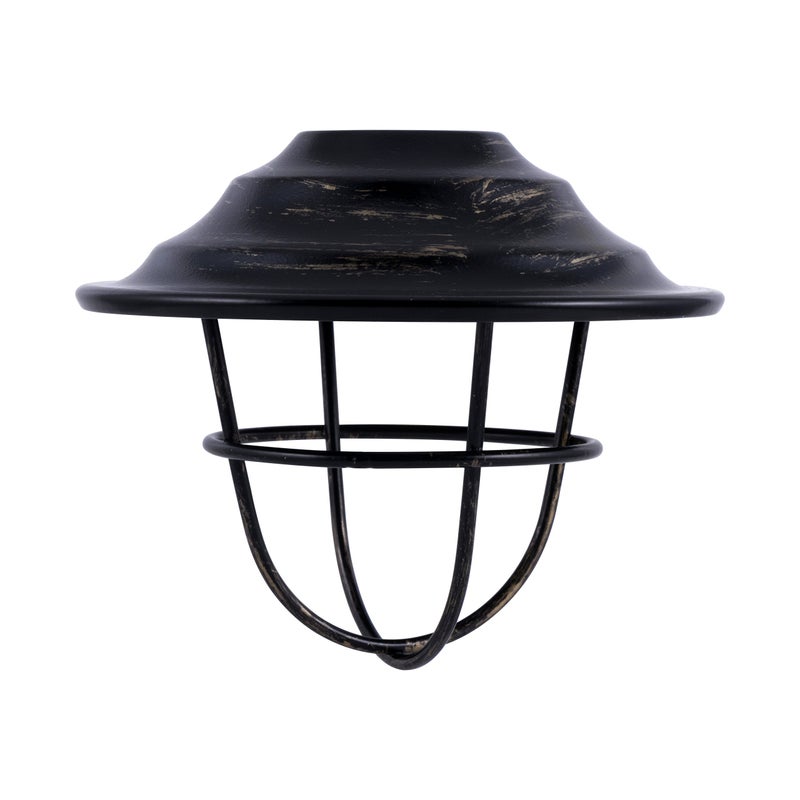 Enbrighten Cafe AddOn Accessory Lens Shades OilRubbed Bronze Finish Lens Shades EasytoInstall for use with Enbrighten Cafe String Lights 35877 6 Count Pack of 1