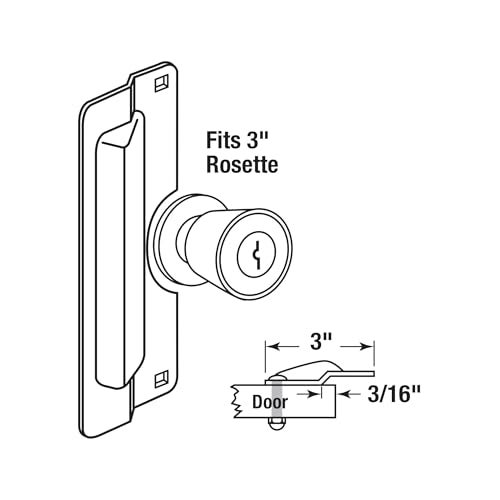 Prime-Line U 9501 Latch Guard Plate Cover – Protect Against Forced Entry, Easy to Install on Out-Swinging Doors – Bronze (Single Pack) - Image 4