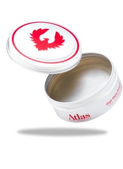 ATLAS Atlas Hair Pomade for Men – High Shine, Light Hold Water Based Styling Product – Non Greasy Hair Paste that Smooths Frizz & Defines Waves – Suitable for All Hair Types (2.4 fl oz, Pack of 1)  - Image 1