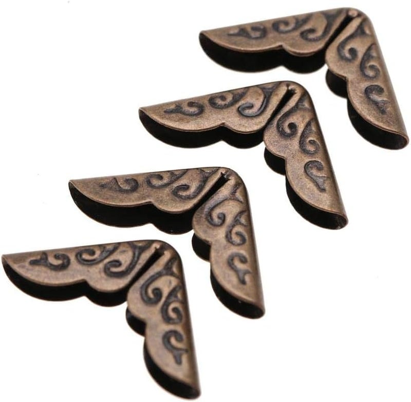 Hilitand 50pcs Scrapbooking Photo Mounting Corners Book Albums Menus Notebook Folder File Corner Protectors(C086 Bronze) - Image 5