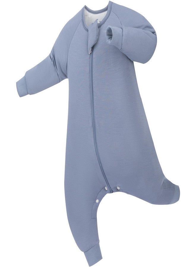 PurComfy Supersoft Active Toddler Sleepsuit 1.0 TOG Long Sleeve Wearable Blanket with Legs All-Season Go-To for Safe Cozy Sleeper - Image 1