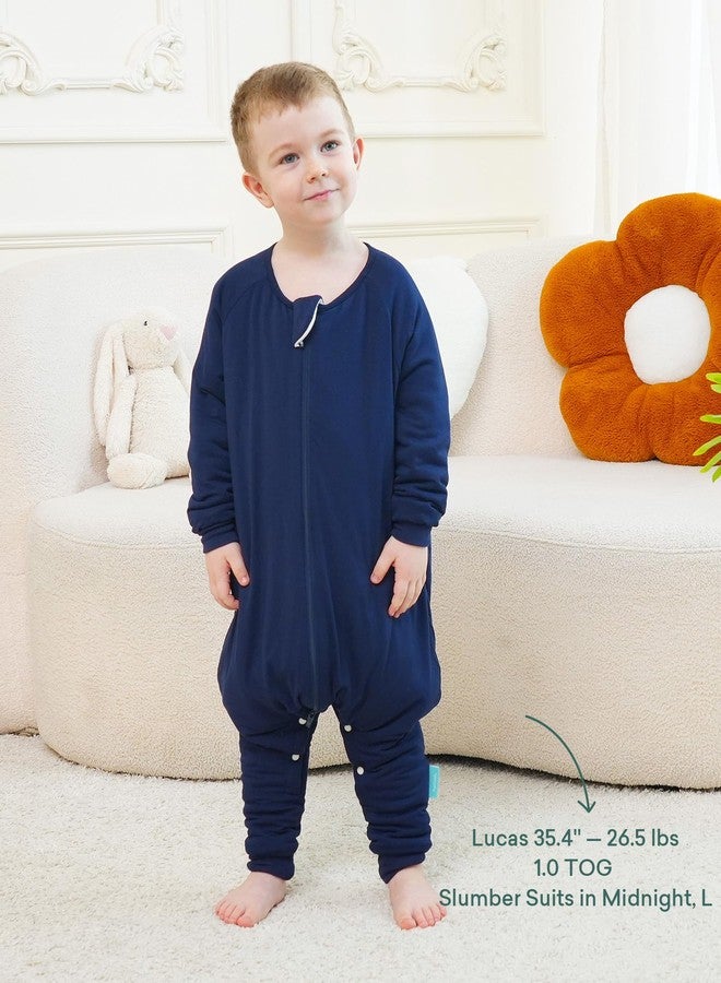 PurComfy Supersoft Active Toddler Sleepsuit 1.0 TOG Long Sleeve Wearable Blanket with Legs All-Season Go-To for Safe Cozy Sleeper - Image 5