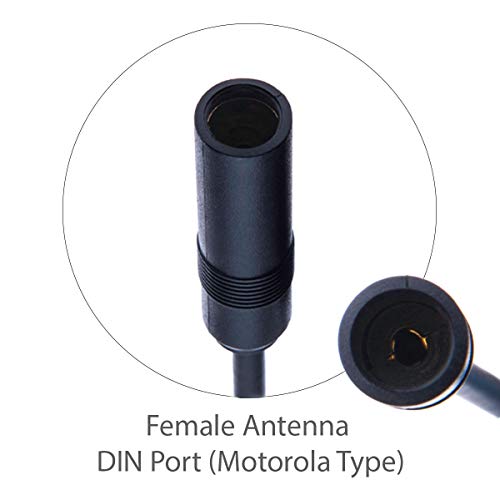 Keple Aftermarket Radio Antenna Adapter by Keple, Vehicle Aerial Converter for European Car Stereo Radios, Motorola Type DIN Female to Antenna Terminal - Image 4