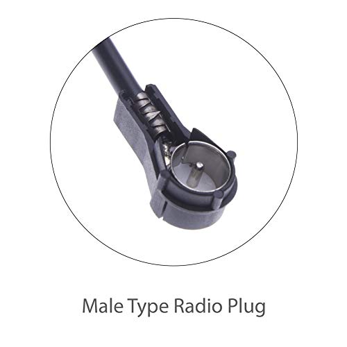 Keple Aftermarket Radio Antenna Adapter by Keple, Vehicle Aerial Converter for European Car Stereo Radios, Motorola Type DIN Female to Antenna Terminal - Image 5