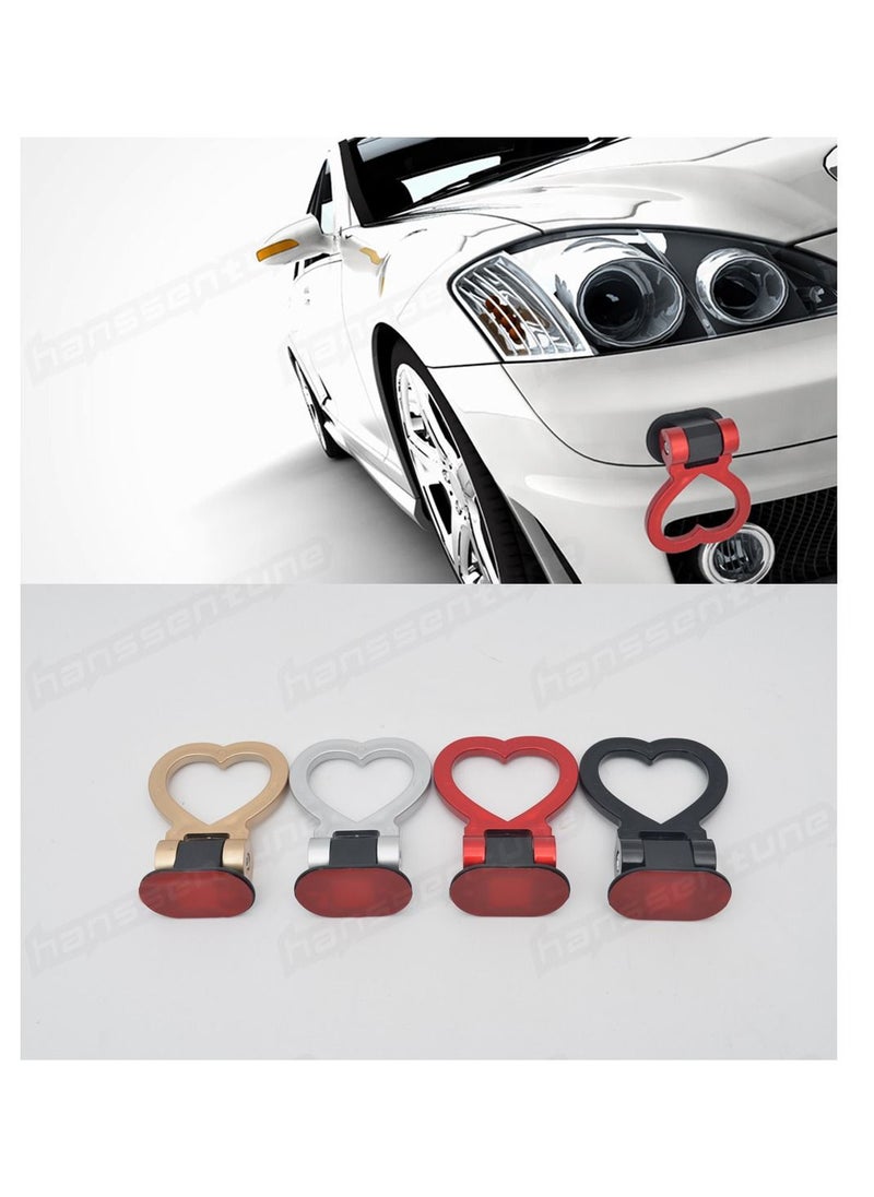 Royal - ENGINE RING DUMMY TOW HOOKS HEART SHAPED BLACK (DYT-1663) - Image 1