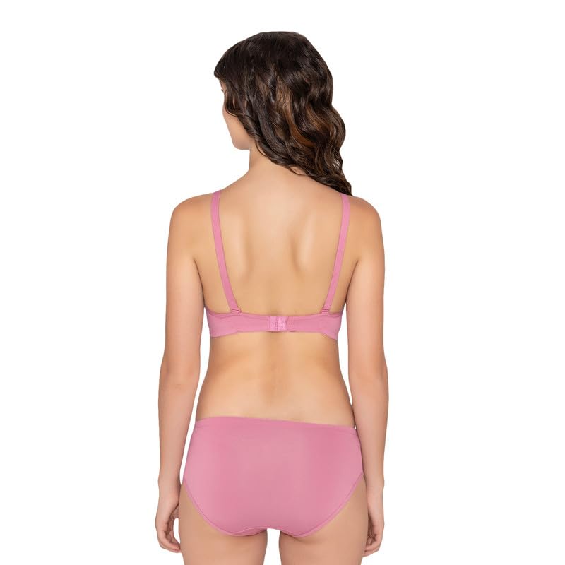 Kalyani Della Super Stretchable Everyday Padded Lingerie Set (K Lingerie) Blush 32C - Image 2