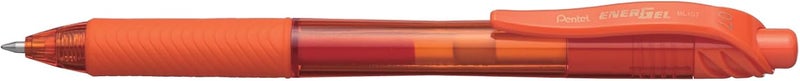 بنتل قلم جل قابل للسحب من Pentel EnerGel-X - حبر برتقالي - Image 1