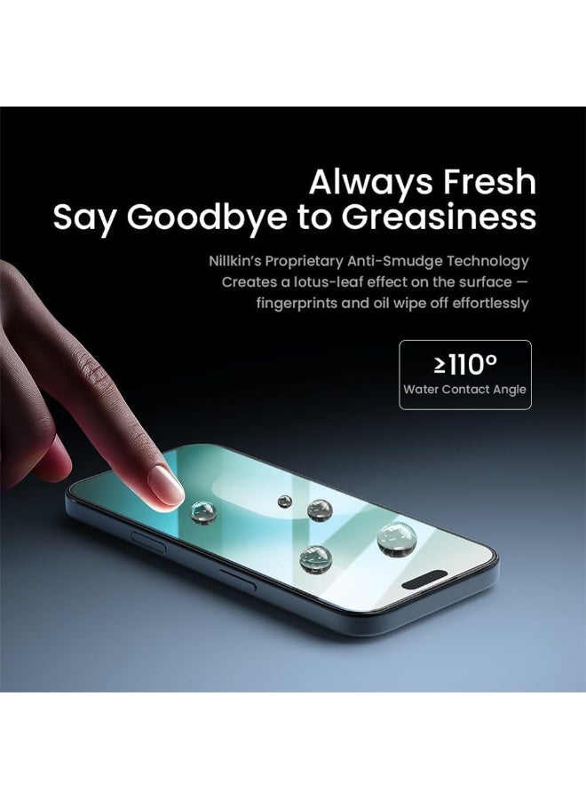 ميجوفاست واقي شاشة iPhone 17 Pro Max من الزجاج المقوى الشفاف مع لاصق كامل من الحافة إلى الحافة لهاتف iPhone 17 Pro Max - Image 3