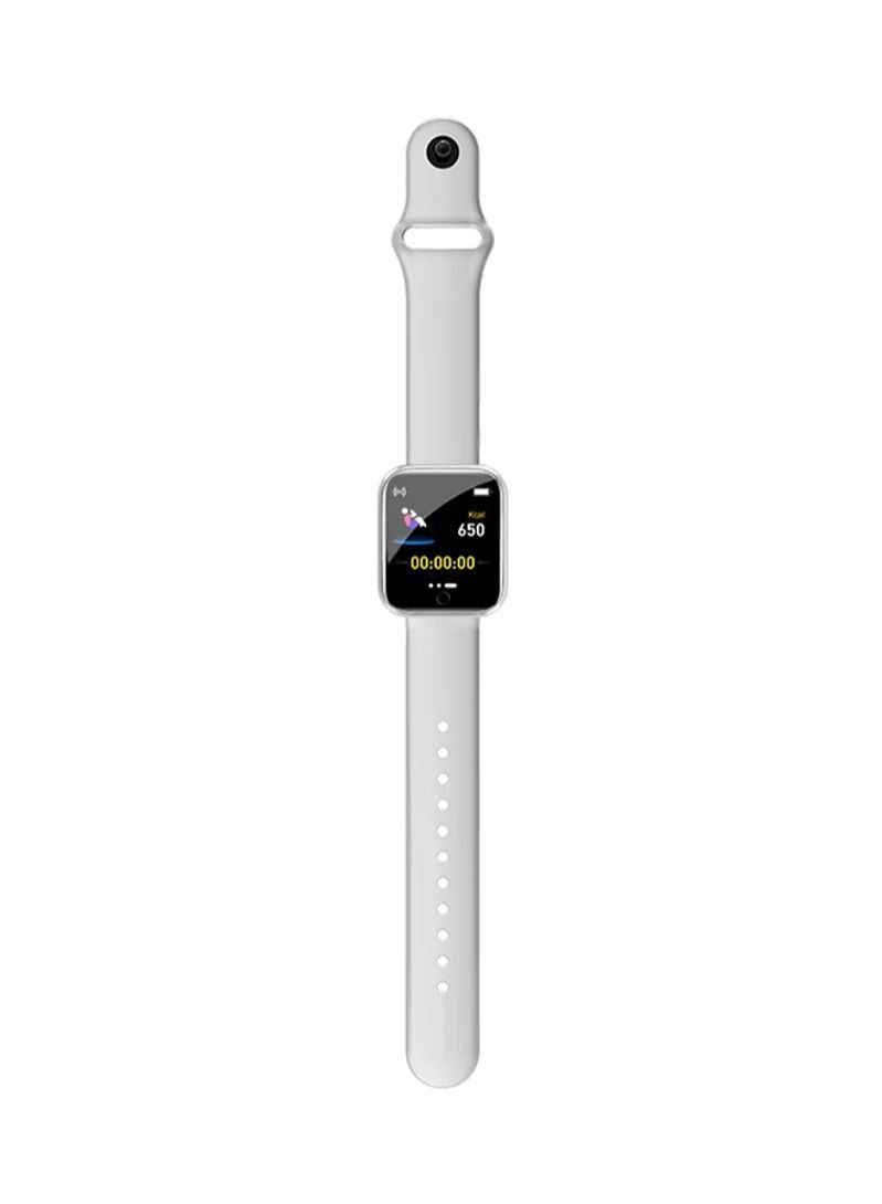 Apple Watch Band , Silicone Apple Watch Strap for Apple Watch Series 7 / 6 / SE / 5 / 41 / 40 / 38 mm White - Image 2
