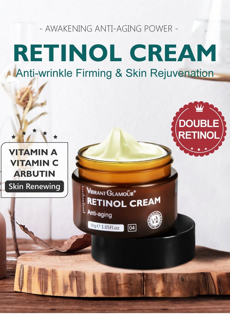 Retinol Kit, Retinol Anti-Aging Cream  Retinol Face Serum, Retinol Eye Cream  Retinol Eye Serum (Set of 4)  - Image 2
