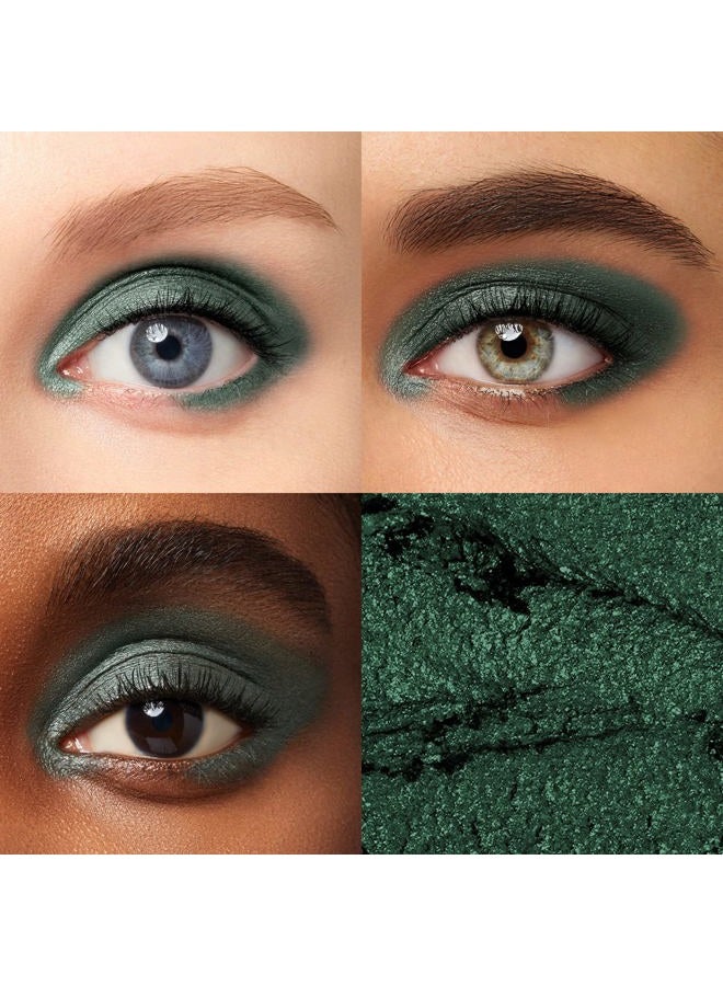 Julep قلم ظل العيون 101 كريمة إلى بودرة مقاوم للماء - لمسة خضراء دائمة - ظل كريمي لامع عميق أخضر مع ممسحة مدمجة، مقاوم للتجاعيد - Image 2