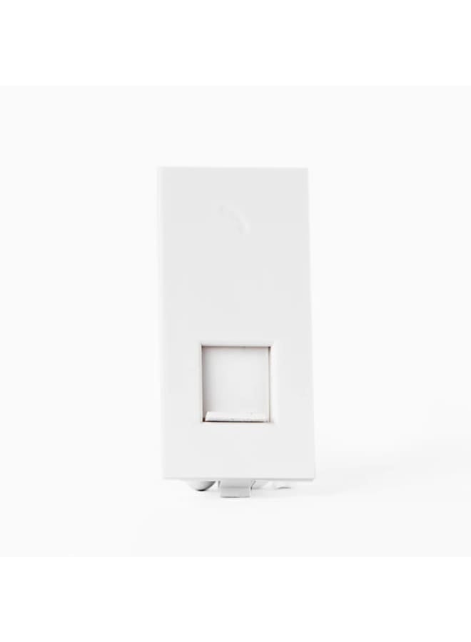Panasonic Telephone socket - white - Roma - Panasonic - Indian - code WIRAM2164