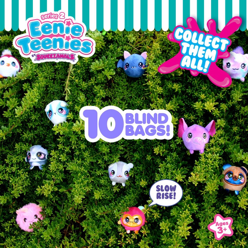 Squeezamals Eenie Teenies 10pks with an Eenie Teenie Character in Each! Collect All 24 Characters from Series 2 Mini-Blind Packed Fun! Made, Safe Materials - Image 5