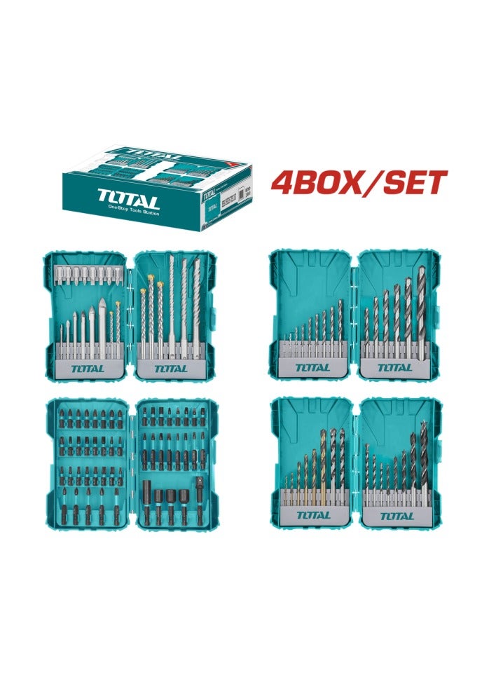 TOTAL 4 Set Drill Bits Accessories TOS23077 - Image 4