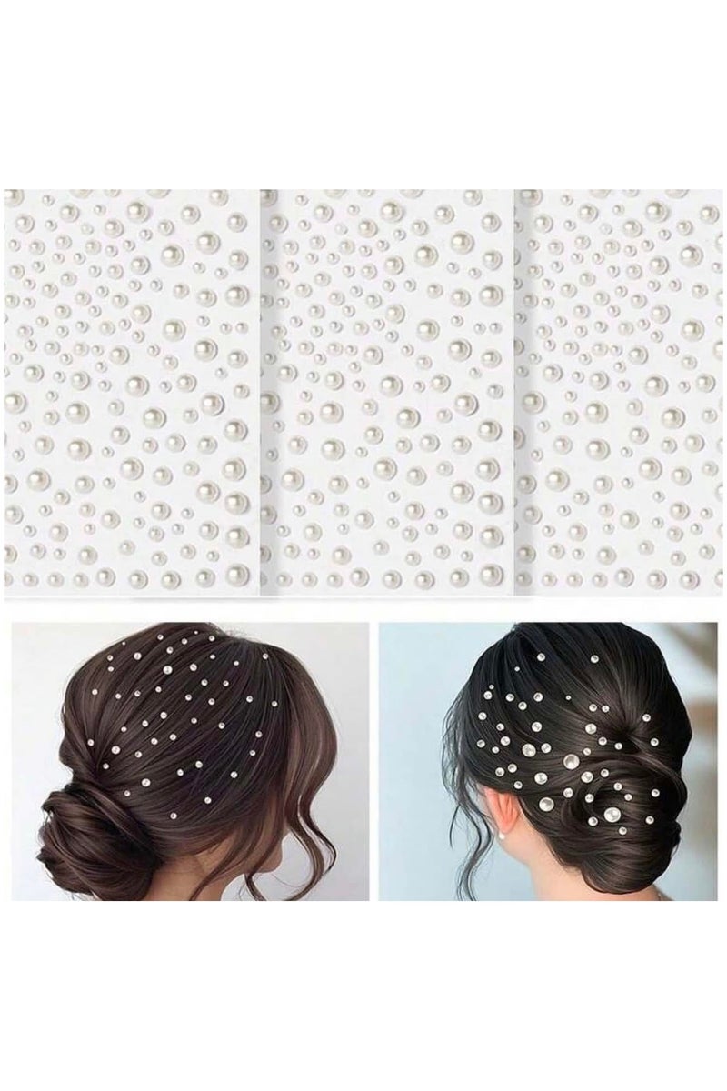 Shein Self-adhesive White gemstones for face, nails and hair in various sizes - Image 2