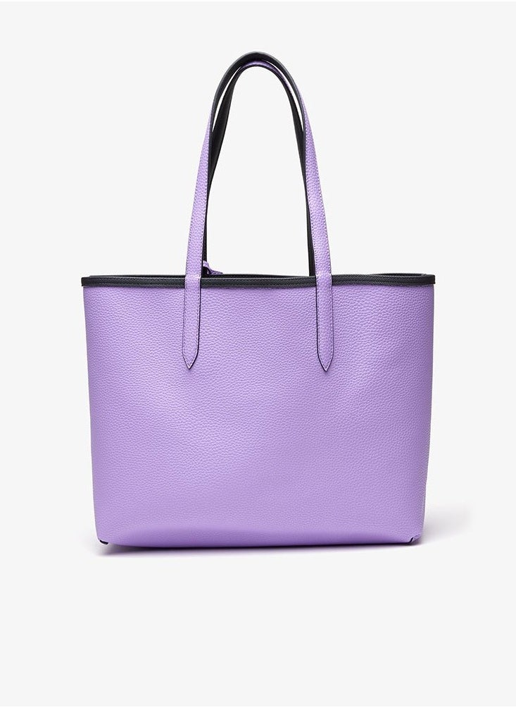LACOSTE Women's Anna Double sided Two tone Large Capacity Handbag, Fashionable and Versatile, Black/Purple - pzsku/ZBCDDABAB2C8A79D80E08Z/45/_/1706625911/dc932d67-206f-40ca-b1cb-f3e162cff0f7
