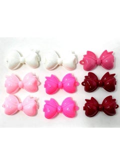 TARA Tara Girls Self Hinge Bow Hair Barrettes - Pinks - 18 Pcs.  - Image 3