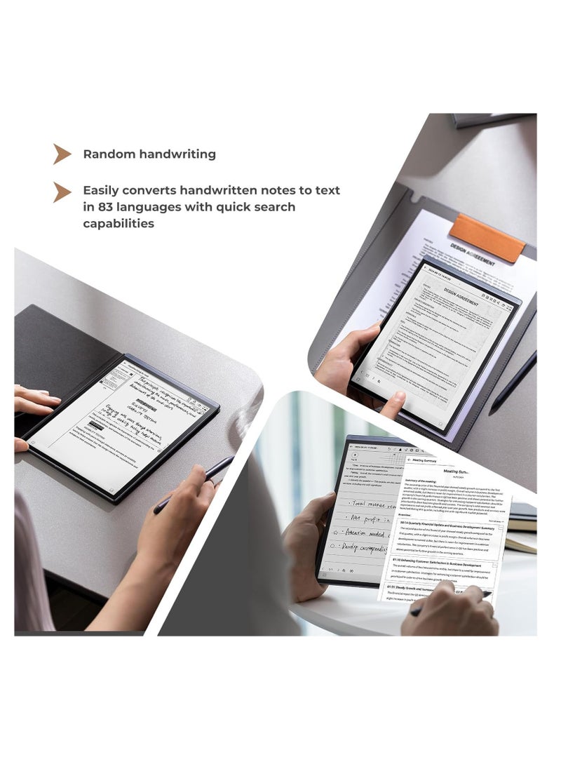 iFLYTEK - iFLYTEK 8.2" Paper Tablets, ePaper Tablet, WiFi-6 & Bluetooth, 4GB RAM + 32GB ROM, Andriod 11 Tablets with Camera, Handwriting & Voice-to-Text, Pen Included - Image 1