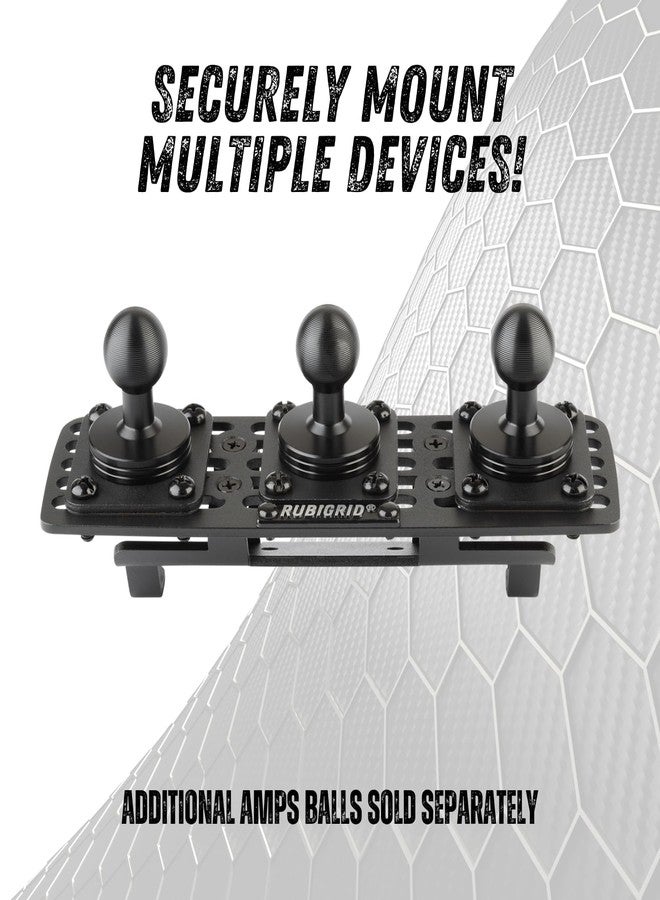 Bulletpoint Metal Dash Mount Cell Phone Holder Compatible with 2013-2018 RAM Truck & 2019+ RAM 1500 Classic (RubiGrid Spring-Loaded) - Image 4