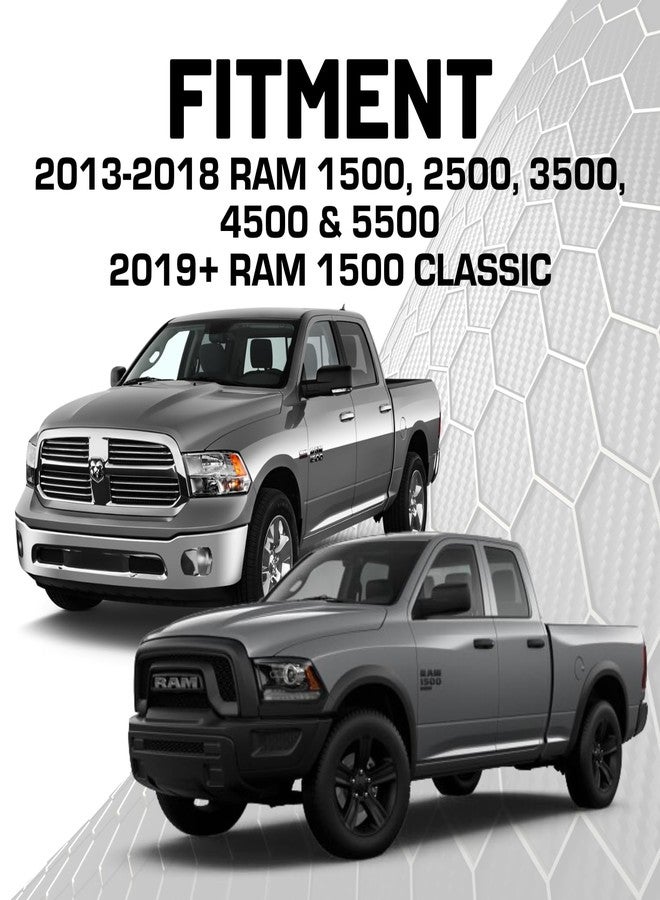 Bulletpoint Metal Dash Mount Cell Phone Holder Compatible with 2013-2018 RAM Truck & 2019+ RAM 1500 Classic (RubiGrid Spring-Loaded) - Image 3