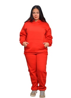 💚 A suit consisting of a hoodie and comfortable and elegant cotton pants 💚  Modern design that suits all times. High quality cotton for all-day comfort. Now available in distinctive colors! size S
