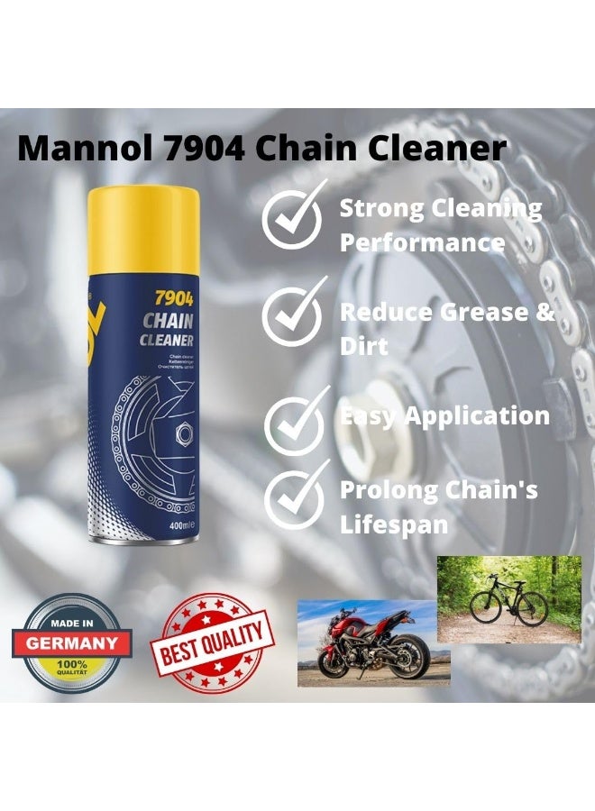 HTE Mannol (7904 2 Pieces Motorcycle Chain Cleaner, 400 Ml) - Image 2