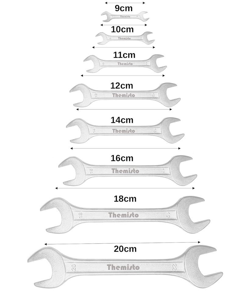 THEMISTO THT16 8pcs Double Open Ended Spanner set - Image 4