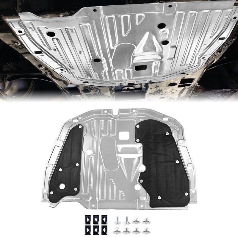 74110TBAA00 Engine Splash Shield Guard Under Car Shield Cover Board Compatible with Honda Civic 2016 2017 2018 2019 2020 2021 Replaces 74110TBAA00 90674TY2A01