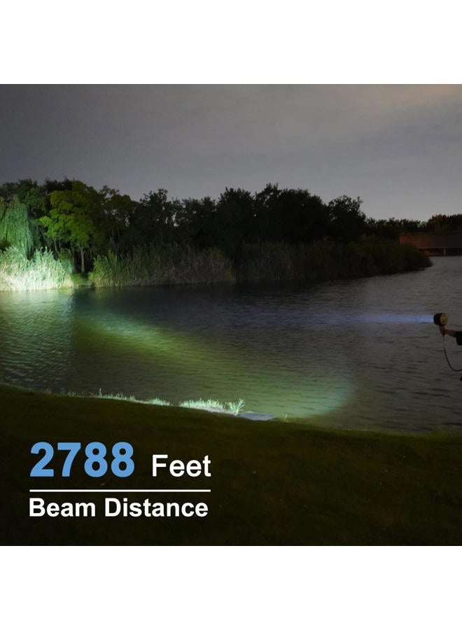 GOODSMANN TACTICPRO Powerful up to 2000 Lumen HID Spotlight/Floodlight Automotive/Garage/Emergency/Boating/Fishing/Hunting/Camping/Hiking/Patrolling Spotlight 9924-0011-06 - Image 2