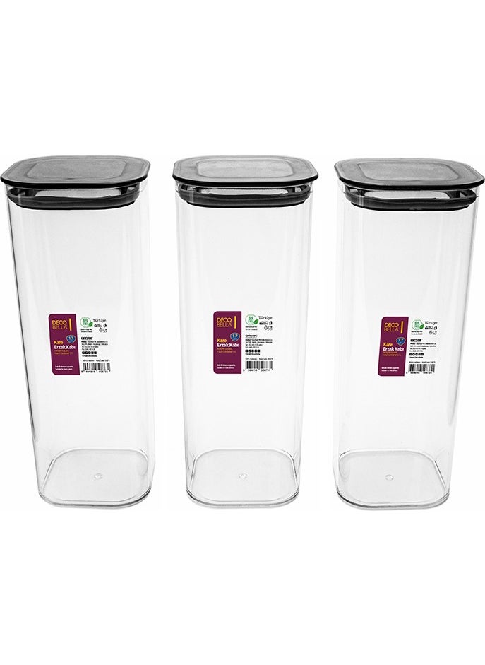 3 Pieces 1.7 Lt Stackable Crystal Vacuum Food Container 1.7 Lt Vacuum Storage Container - pzsku/ZBCDE00C25F775B33D790Z/45/_/1725790723/555eed78-ce63-4fd0-82c9-35b8d38a9d37