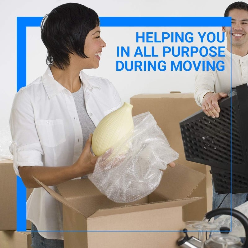 Pacific Mailer Bubble Cushioning Wrap Pacific Mailer 5/16 Inch x 12 Inch x 72Feet Total [2 Rolls of 36 Feet] Bubble Cushioning Wrap for Packing Moving Supplies Perforated Every 12" - Image 5