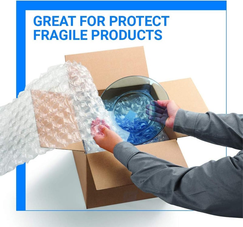 Pacific Mailer Bubble Cushioning Wrap Pacific Mailer 5/16 Inch x 12 Inch x 72Feet Total [2 Rolls of 36 Feet] Bubble Cushioning Wrap for Packing Moving Supplies Perforated Every 12" - Image 3