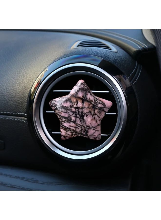 Green Crystal Star Car Vent Clip Stylish 5 Pointed Air Vent Decor - Image 5