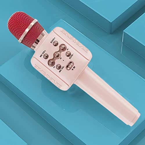 VRJTEC Kids Wireless Karaoke Microphone | Bluetooth Singing Mic with Built-in Speaker, Echo, Rechargeable & Portable Handheld Toy Mic for Boys & Girls | Birthday Gift & Home Party Fun - Image 1