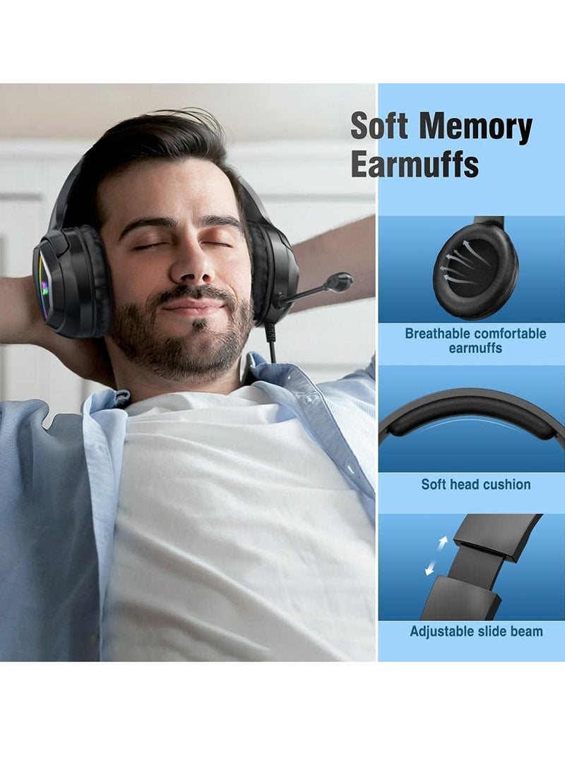 onikuma X2 Wired Over-Ear Gaming Headset - Image 4