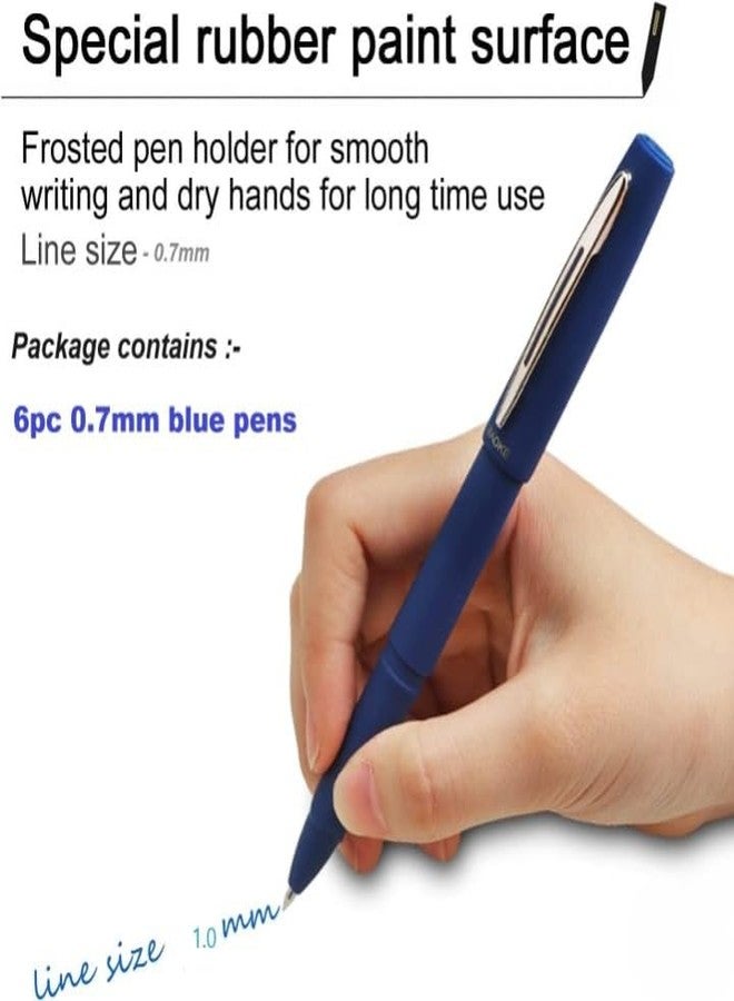 Like-It Baoke Gel Pen 0.7MM 6 Pen Color (Blue) - Image 3
