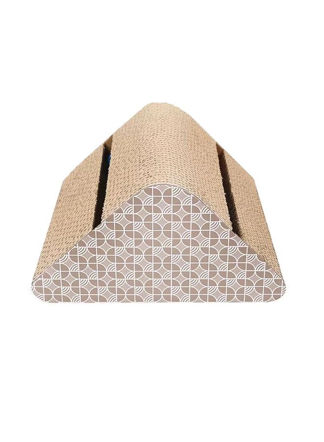 Cat Scratching Triangle board with Bell Balls Pet Toy - Image 5