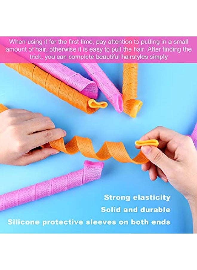 Tuparka - 30 Pack Magic Hair Curlers Spiral Curls Styling Hair Rollers Kit No Heat Hair Curler And Styling Hooks For Extra Long Hair Up To 22 Inch - Image 1
