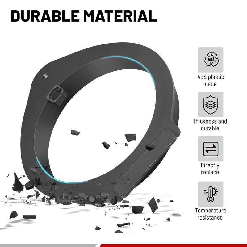 RED WOLF حلقة توصيل مكبر الصوت RED WOLF 6.5" مع مجموعة أسلاك لجيمس، شيفروليه، بويك، وكاديلاك - Image 4