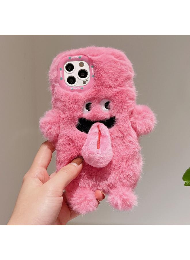 اس-توب جراب لهاتف iPhone 13 Pro Max، جراب هاتف مغناطيسي ثلاثي الأبعاد، لسان طويل، قطيفة وحشية - Image 1